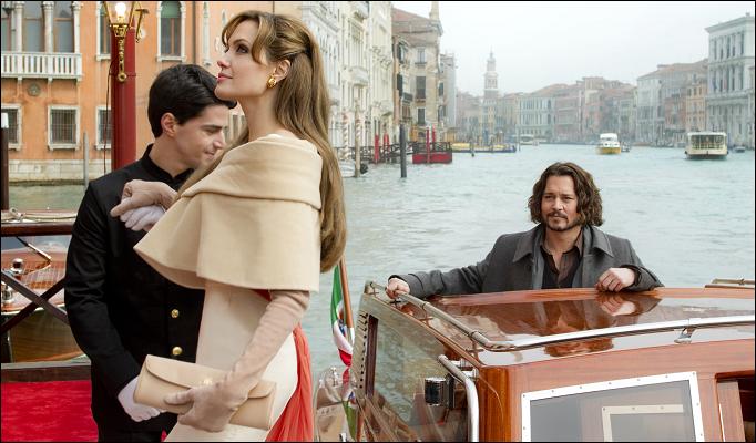 THE TOURIST, starring Angelina Jolie and Johnny Depp