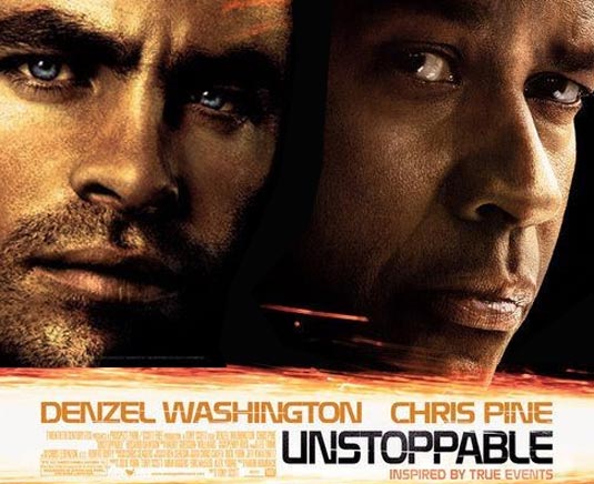 UNSTOPPABLE, starring Denzel Washington and Chris Pine