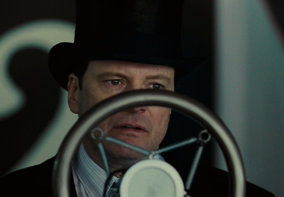 THE KING’S SPEECH, starring Colin Firth and Geoffrey Rush